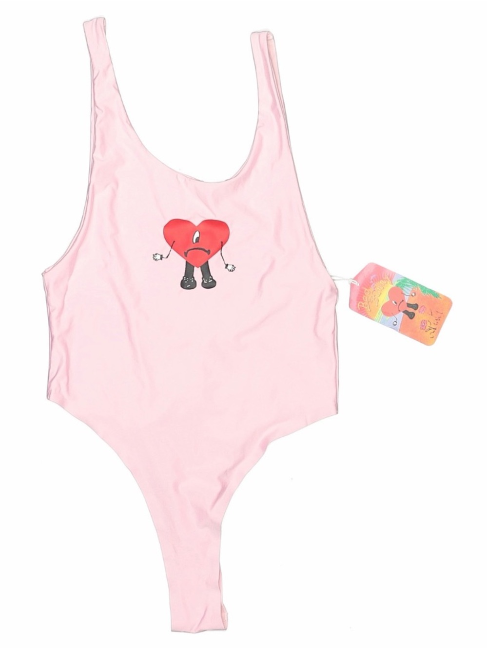 Bad Bunny Un Verano Sin Ti Pink one piece swimsuit